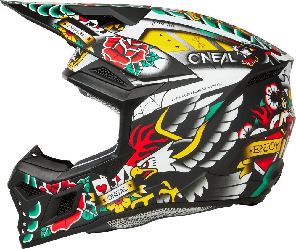 Oneal 3SRS Inked Motocross Helmet