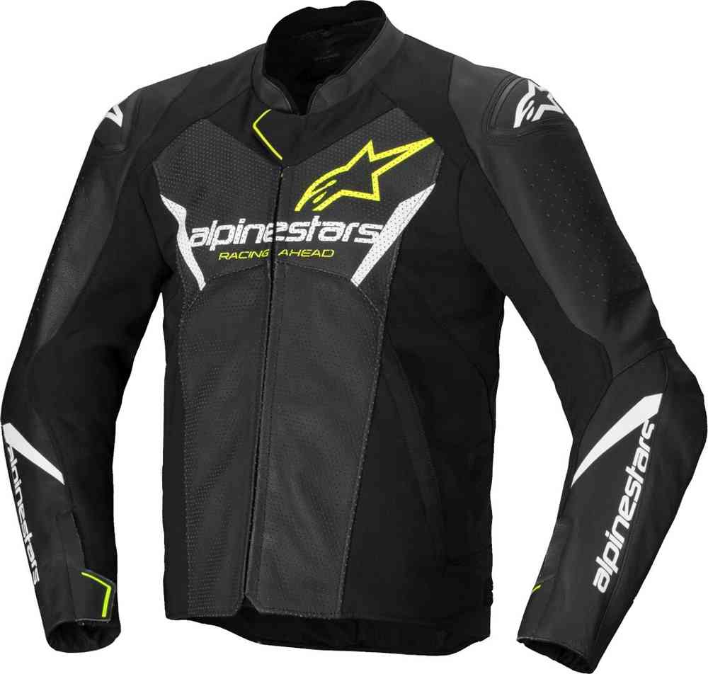 Alpinestars Faster V3 Airflow perforated Motorcycle Leather- / Textile Jacket