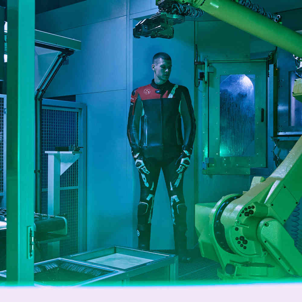 Spidi DP Progressive Motorcycle Leather Jacket