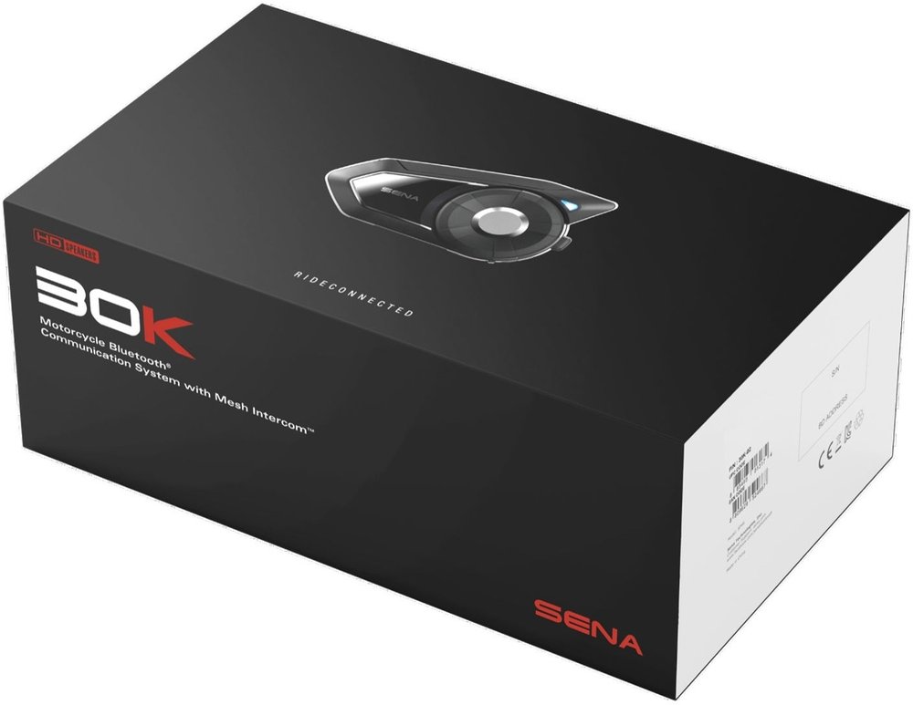 Sena 30K HD Bluetooth Communication System Single Pack