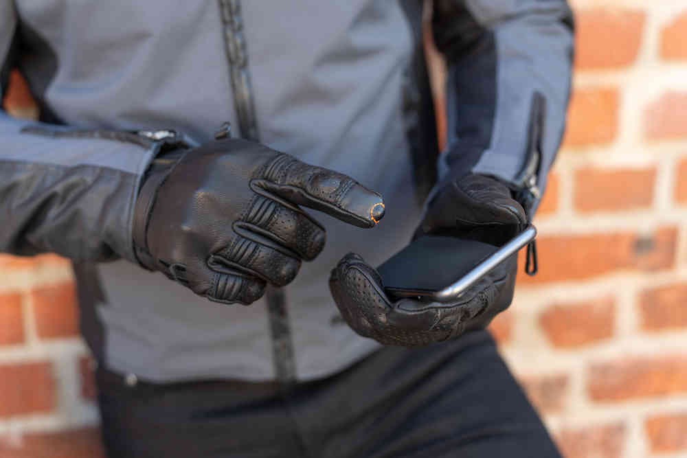 Halvarssons Hofors perforated Motorcycle Gloves