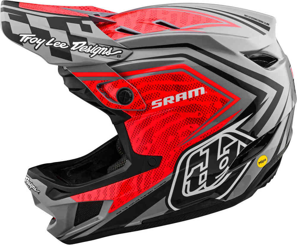 Troy Lee Designs D4 Carbon MIPS SRAM Downhill Helmet
