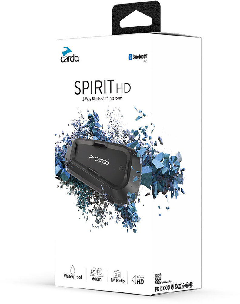 Cardo Spirit HD Communication System Single Pack