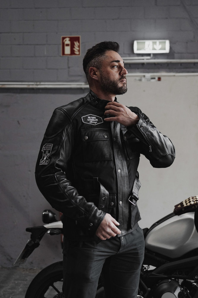 HolyFreedom Quattro TL motorcycle leather/textile jacket