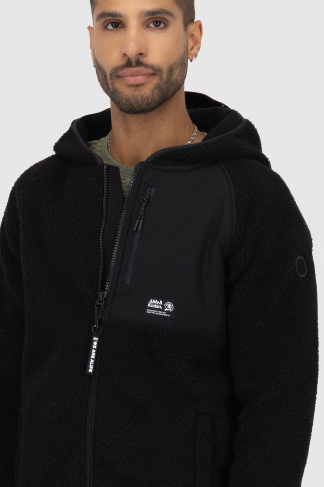 Alife And Kickin HaraldAK G Teddy Zip Hoodie