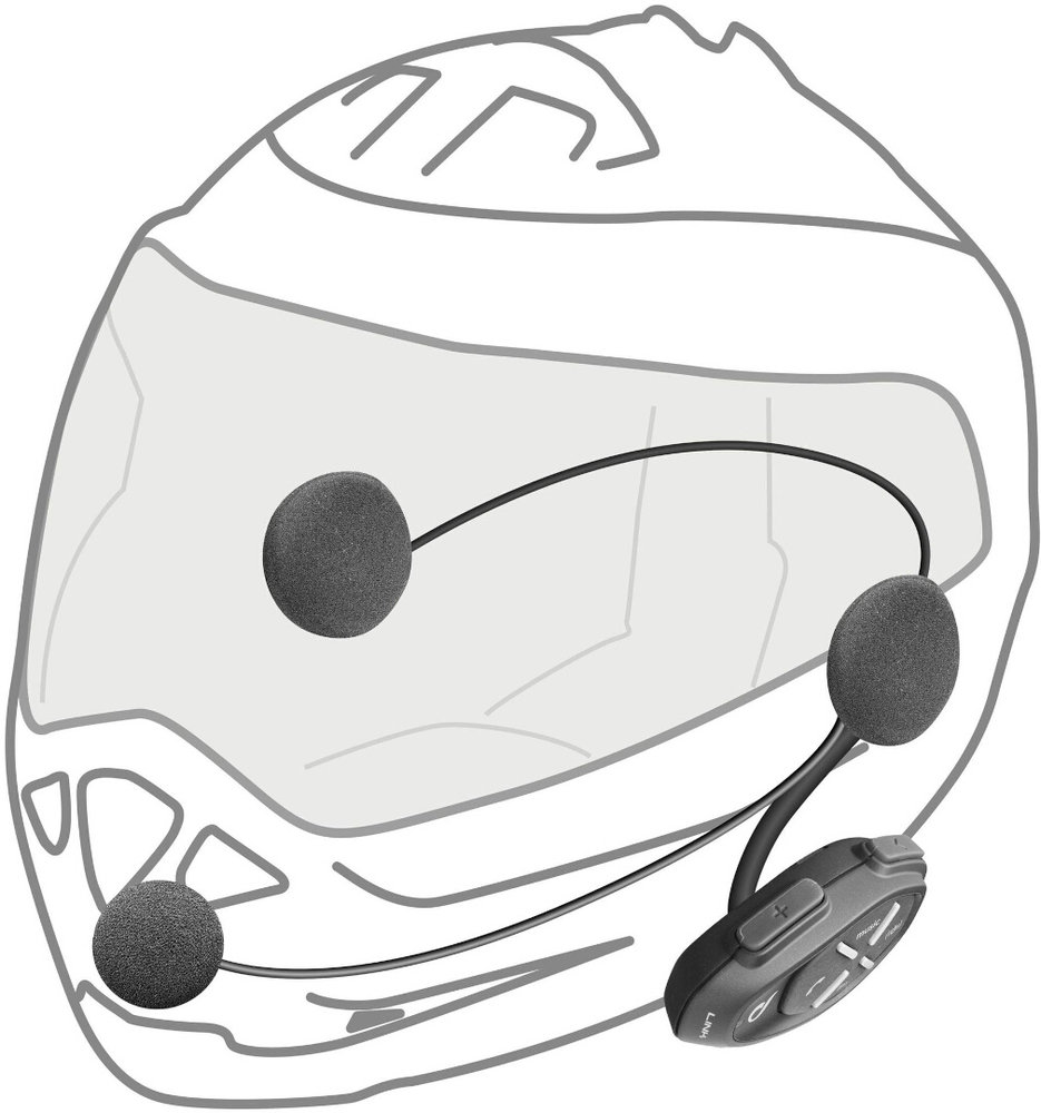 Interphone Link Bluetooth Communication System Single Set