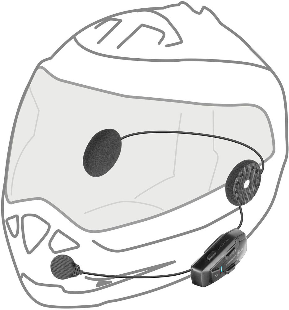 Interphone U-COM 7R Communication System Single Pack