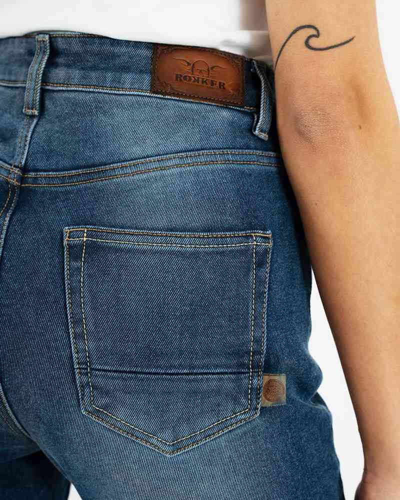Rokker Rokkertech High Waist Ladies Motorcycle Jeans