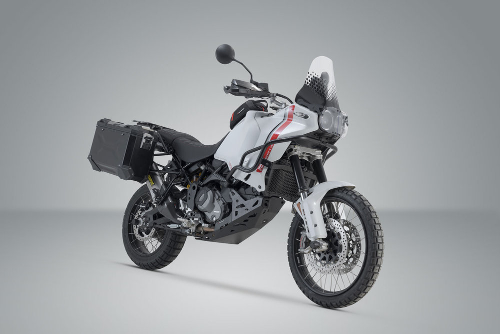 SW-Motech TRAX ADV aluminium case system - Black. 45/37 l. Ducati DesertX (22-).