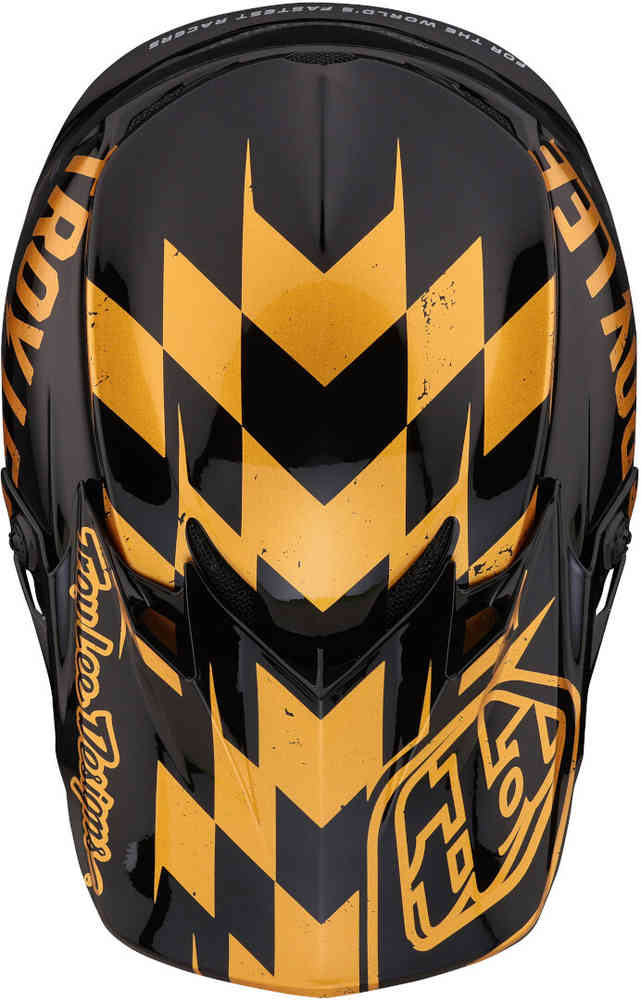 Troy Lee Designs SE4 Polyacrylite Race Shop MIPS Motocross Helmet