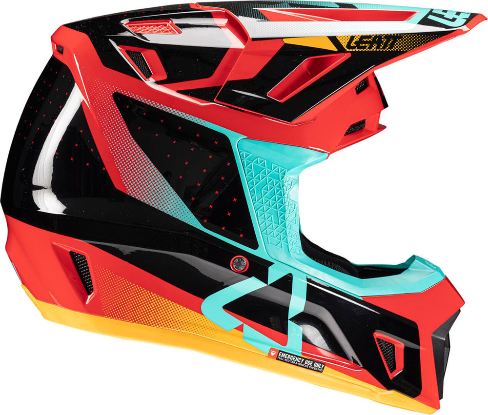 Leatt 7.5 Vector Motocross Helmet with Goggles