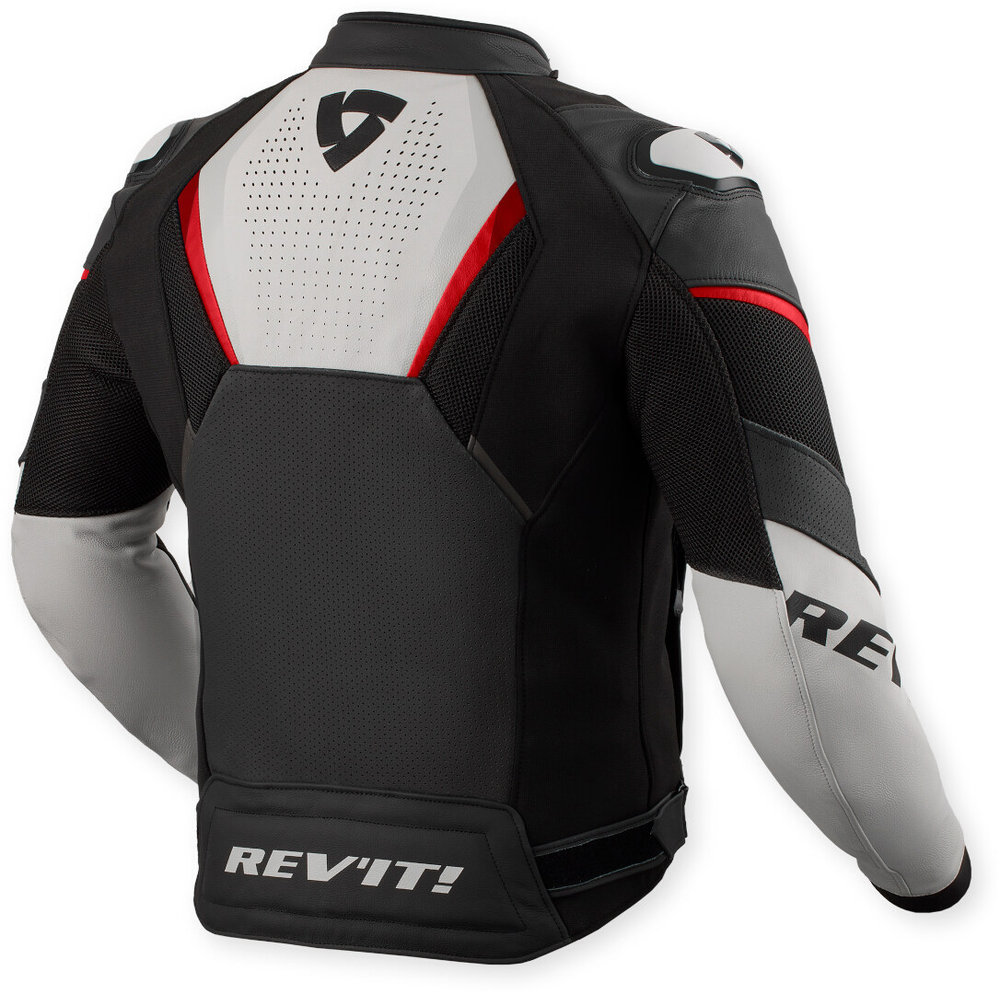 Revit Automate perforated Motorcycle Leather Jacket