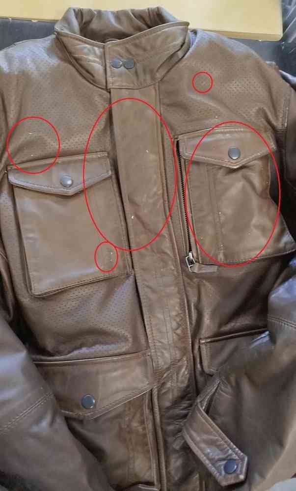 Black-Cafe London Classic motorcycle leather jacket 2nd choice item