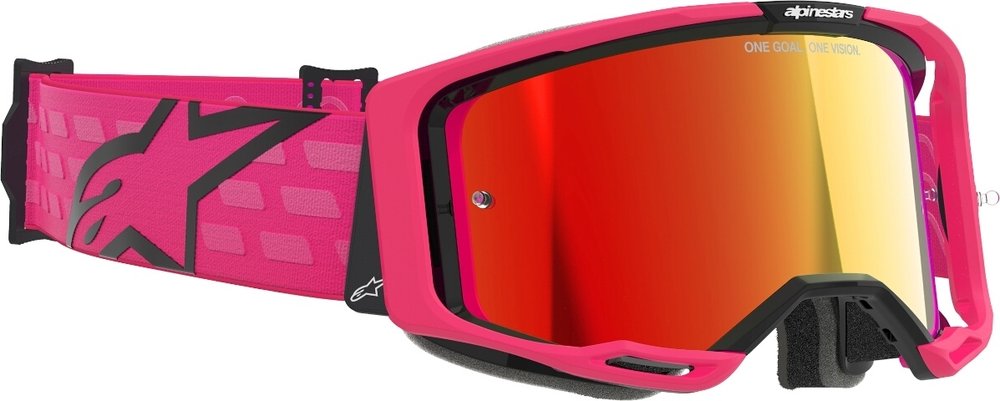 Alpinestars Vision 8 Corp Mirror Stripes Motocross Goggles