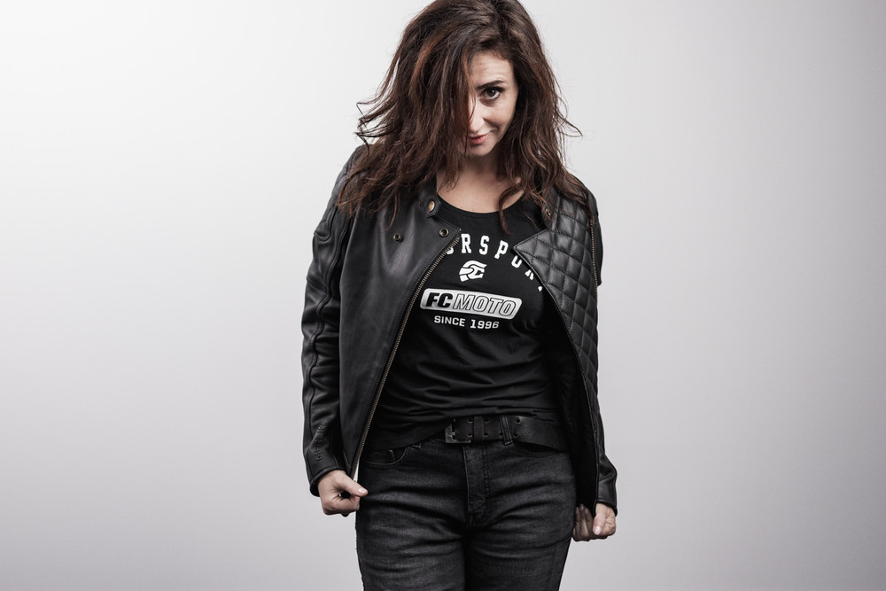 Merlin Bristol D3O Cafe Ladies Motorcycle Leather Jacket