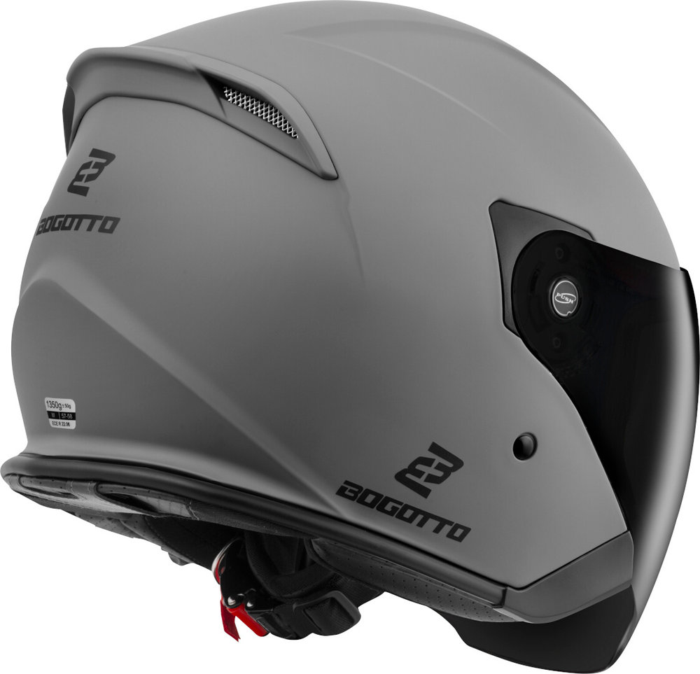 Bogotto H586 BT Solid Bluetooth Jet Helmet