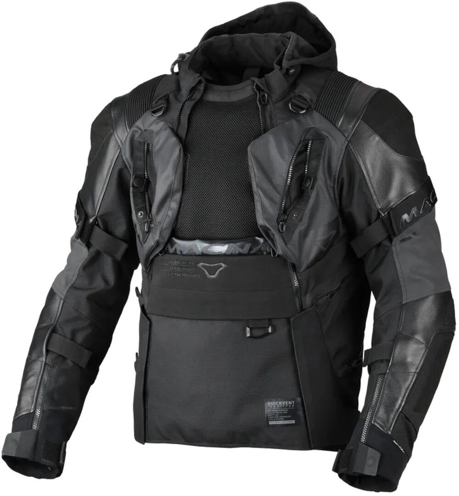 Macna Tryton NightEye waterproof Motorcycle Leather/Textile Jacket
