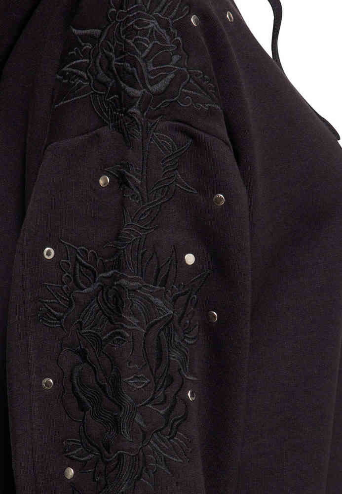 Queen Kerosin Rose Face Ladies Hoodie