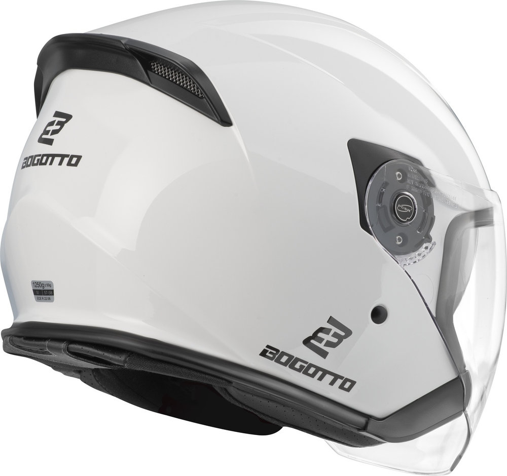 Bogotto H586 BT Solid Bluetooth Jet Helmet