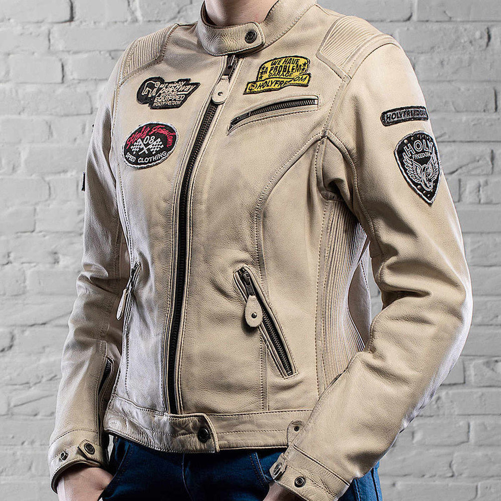 HolyFreedom Zero Ladies Motorcycle Leather Jacket
