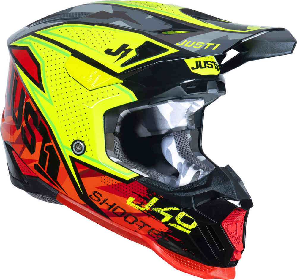 Just1 J40 Shooter Camo Motocross Helmet