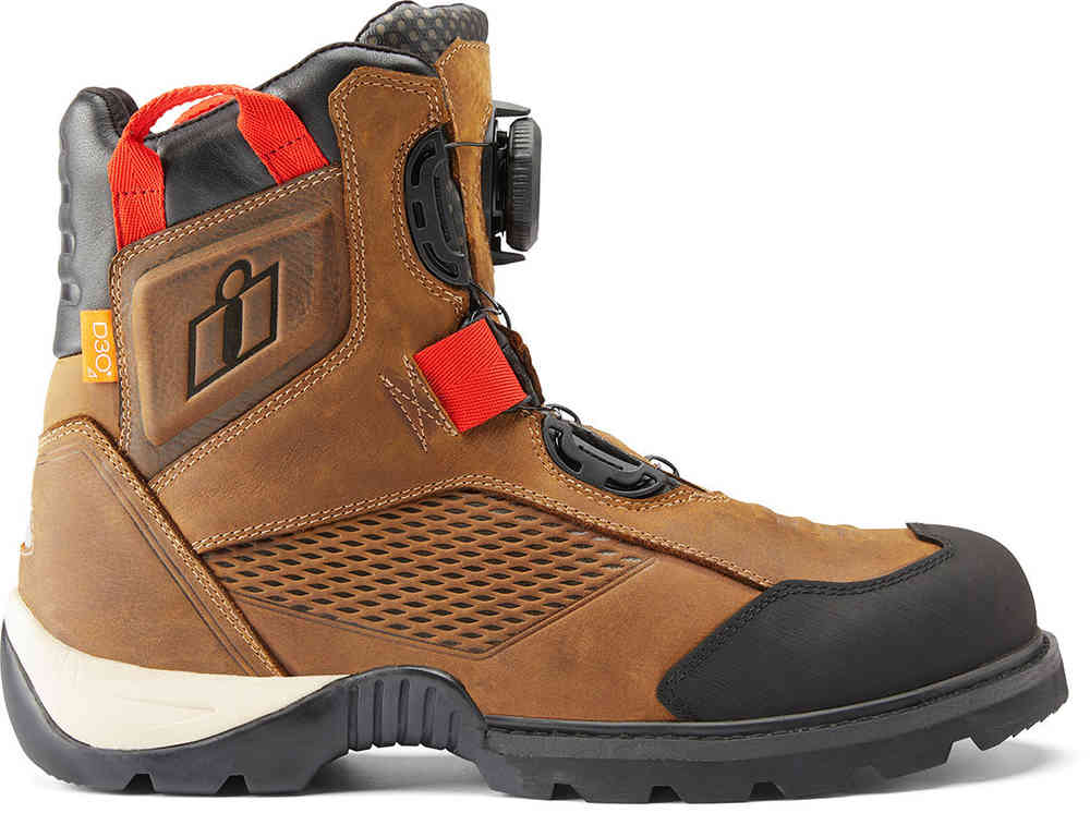 Icon Stormhawk WP waterproof Motorcyclce Boots