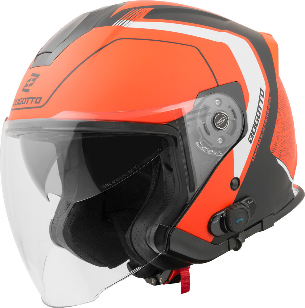 Bogotto H586 BT Illus Bluetooth Jet Helmet