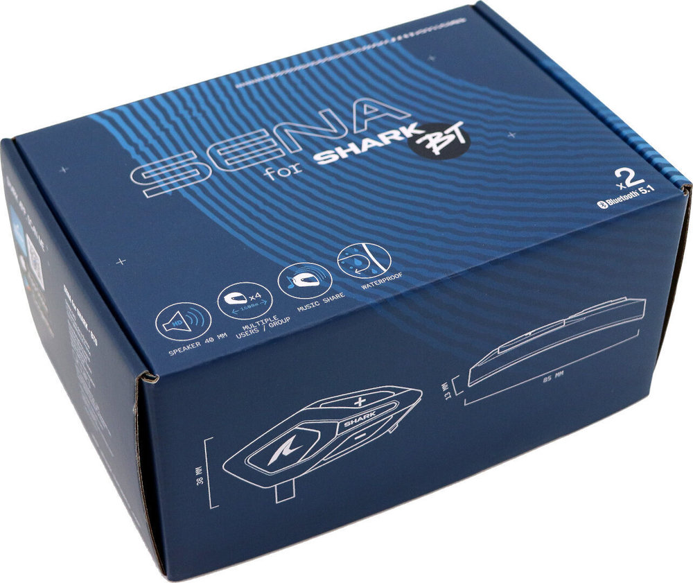 Shark Sena for Shark Bluetooth Communication System Double Set