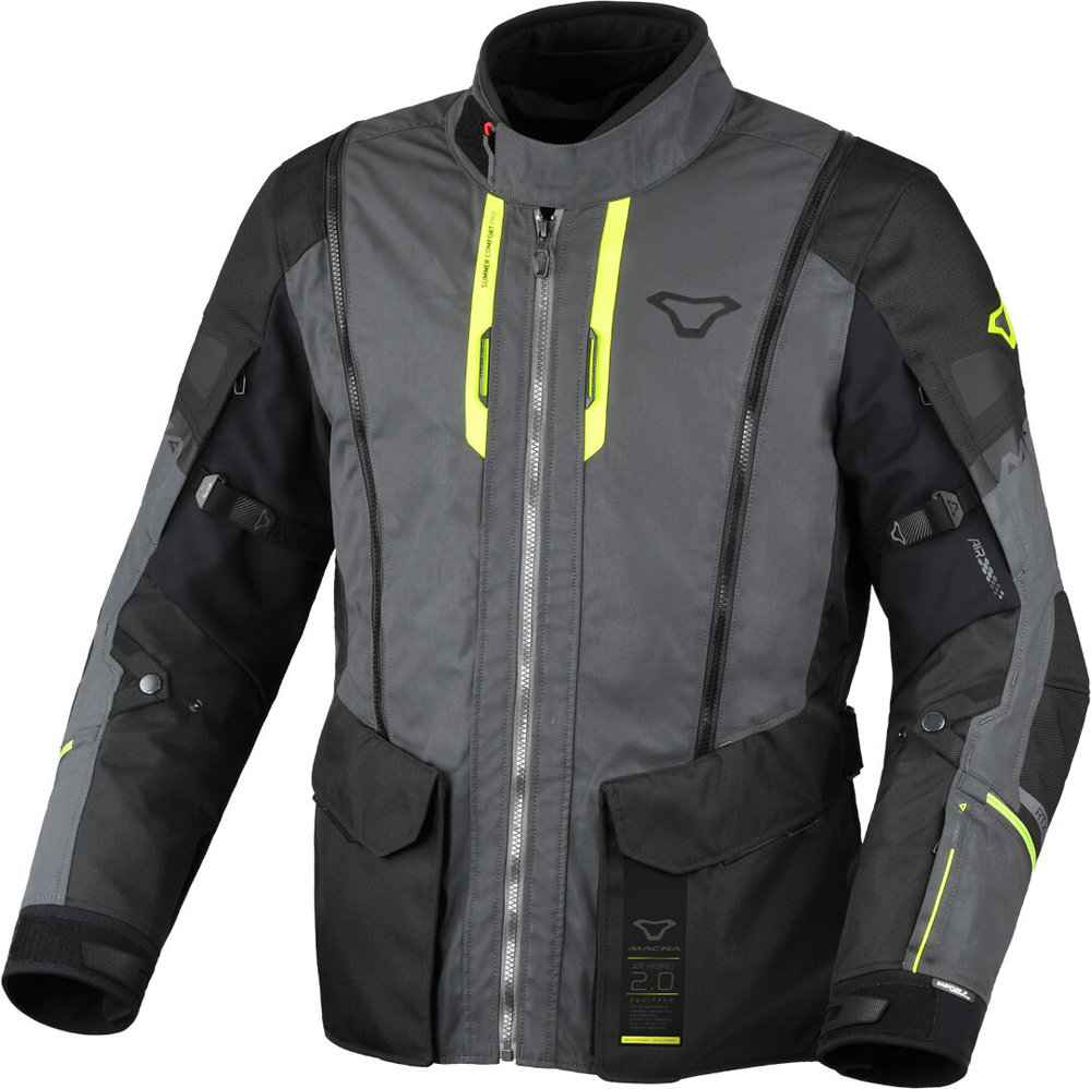 Macna Air Hybrid 2.0 NightEye waterproof Motorcycle Textile Jacket