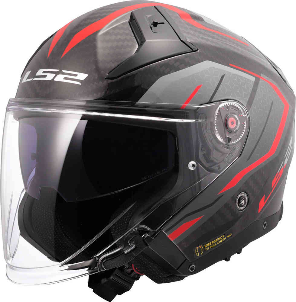 LS2 OF603 Infinity II Carbon Urus Jet Helmet