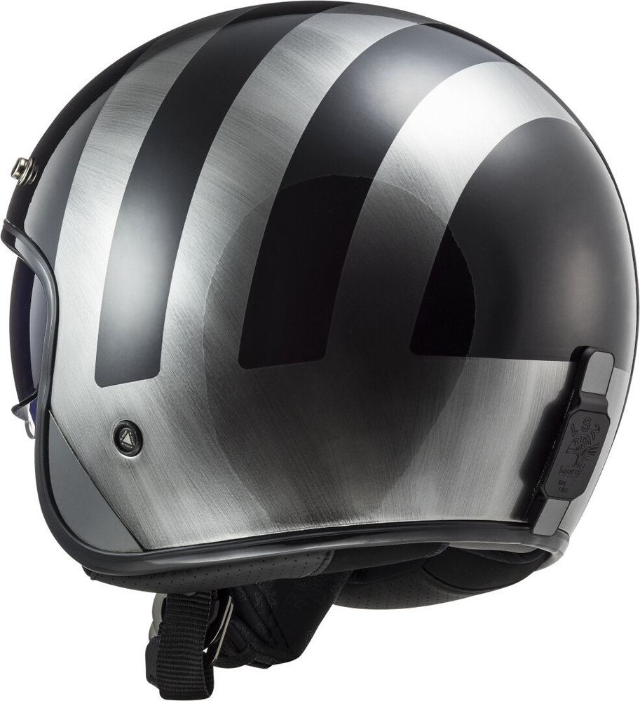LS2 OF601 Bob II Lines Jet Helmet