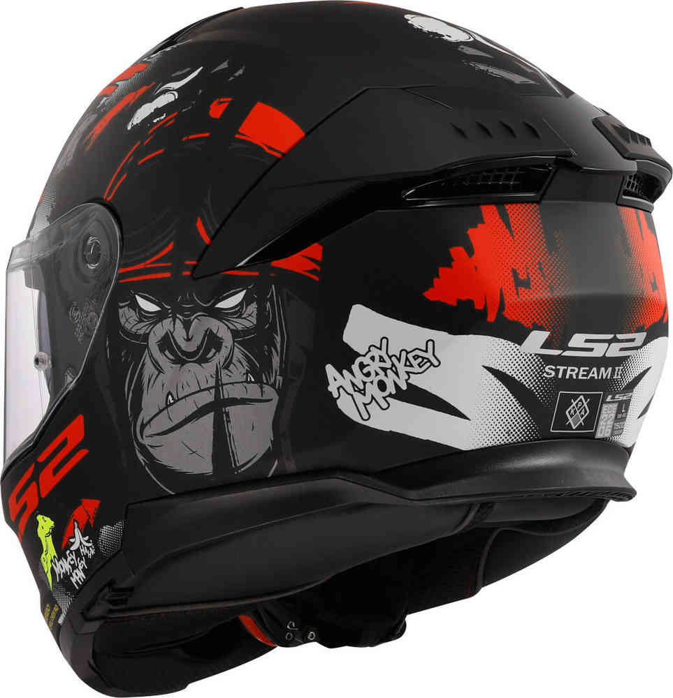 LS2 FF808 Stream II Angry Monkey Helmet