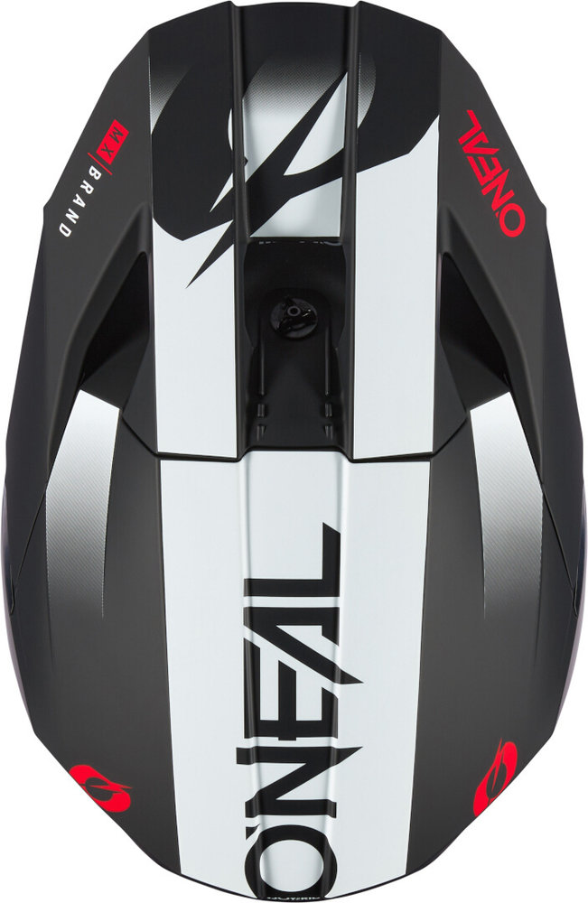 Oneal 3SRS Hexx Black/White/Red Motocross Helmet