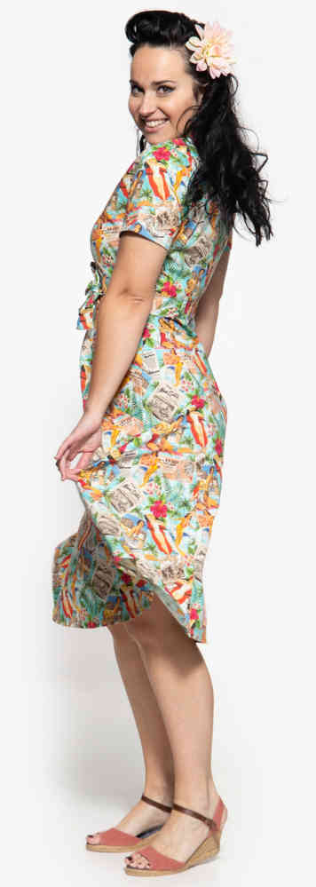 Queen Kerosin Vintage Summer Swing Ladies Dress