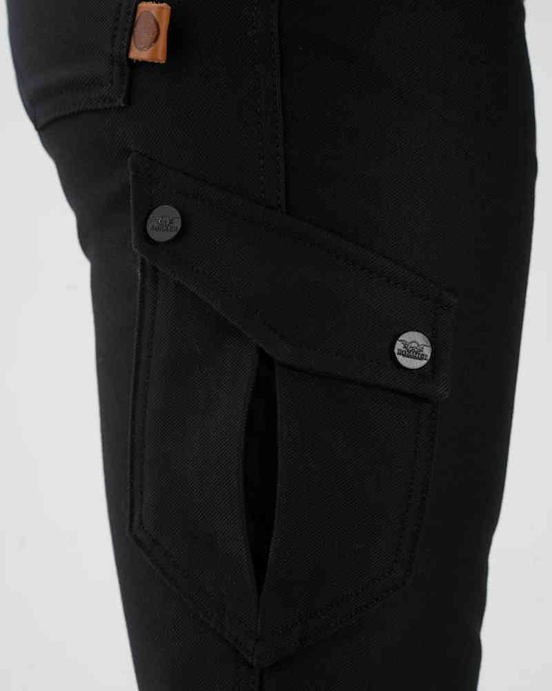 Rokker Black Jack Slim Motorcycle Textile Pants