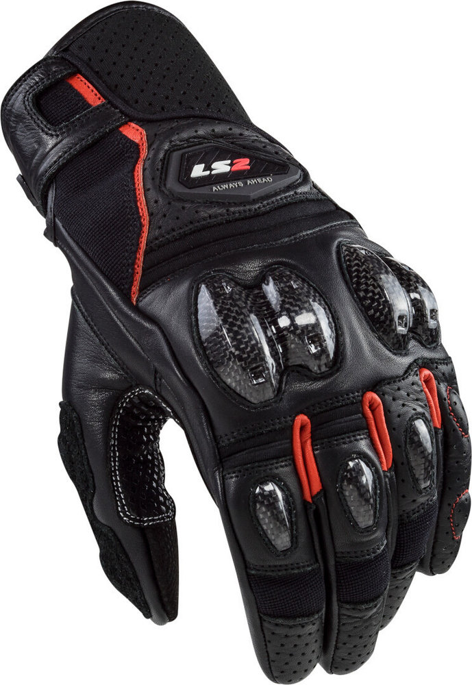 LS2 Spark II Leather perforated Motorcycle Gloves