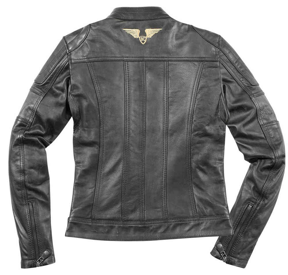 Black-Cafe London Shona II Ladies Motorcycle Leather Jacket