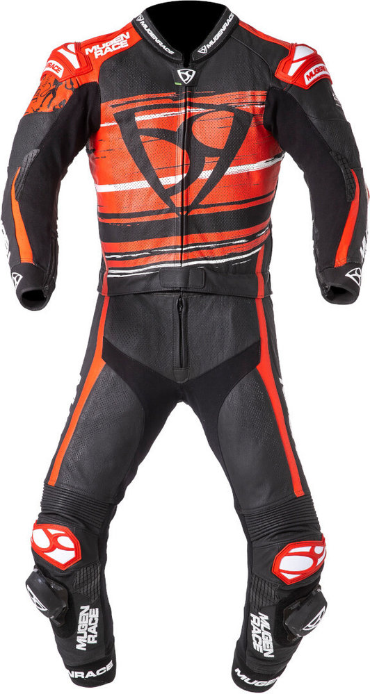 MUGENRACE RC-Max Due perforated Two Piece Motorcycle Leather Suit