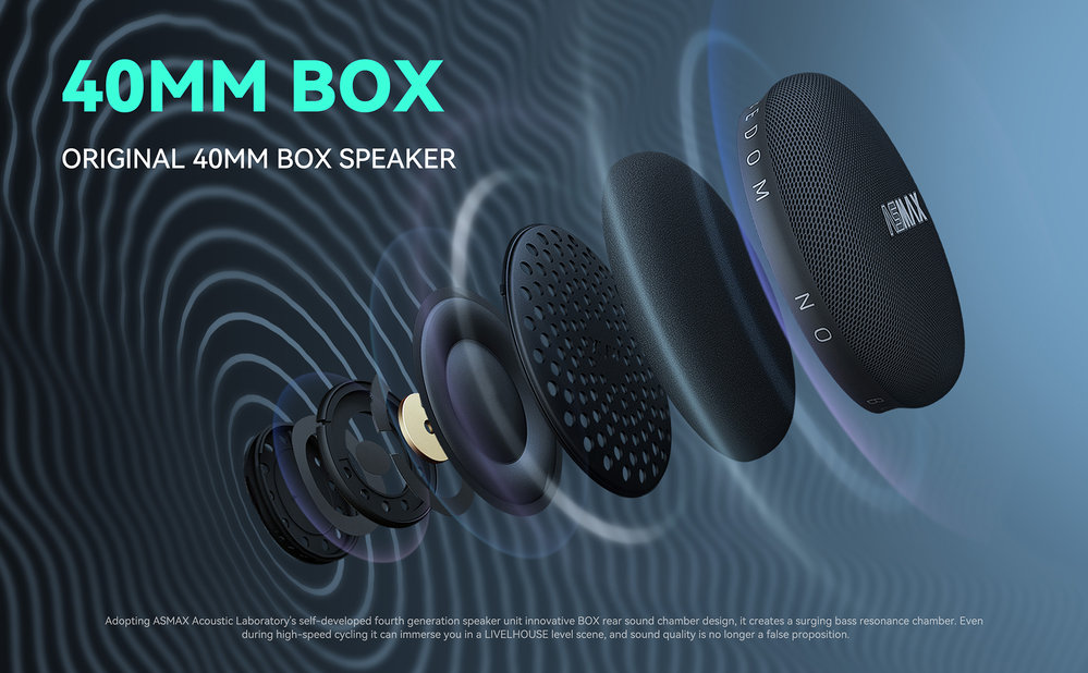 ASMAX F1 Plus Bluetooth Communication System Single Set