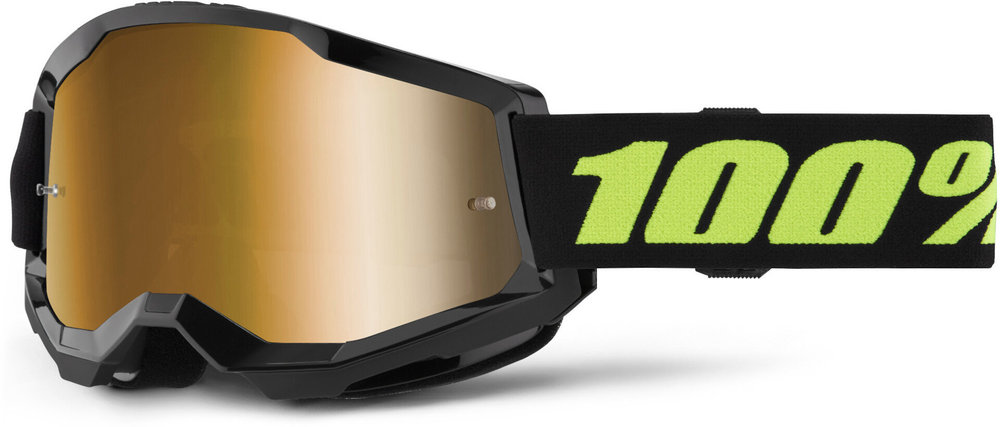 100% Strata 2 Essential Chrome Motocross Goggles