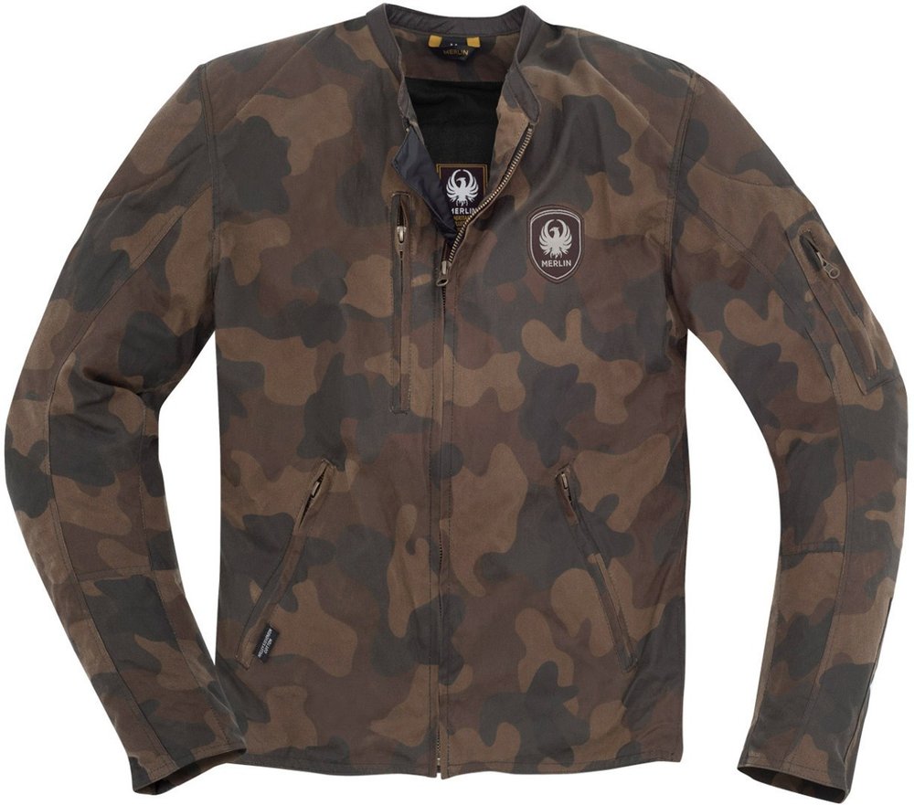 Merlin Covert Camo Motorcycle Waxed Jacket