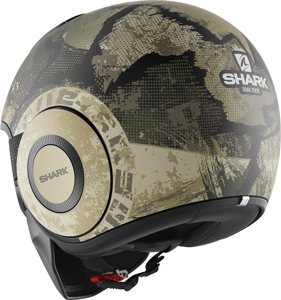 Shark Drak Evok Mat Jet Helmet