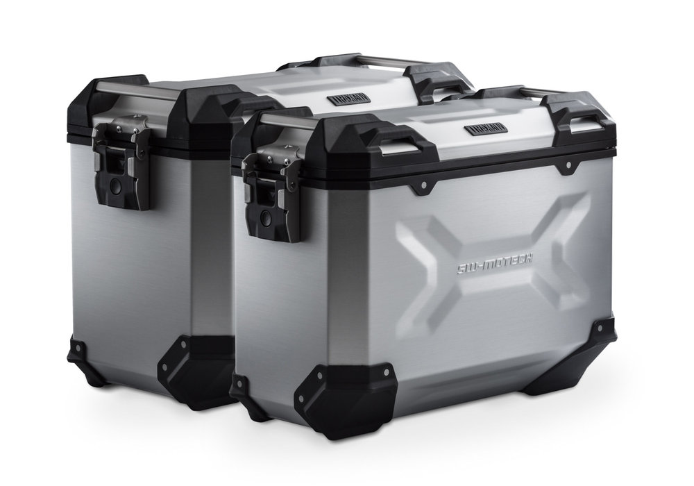 SW-Motech TRAX ADV aluminium case system - Silver. 37/45L. Voge 650 DS/X (22-).