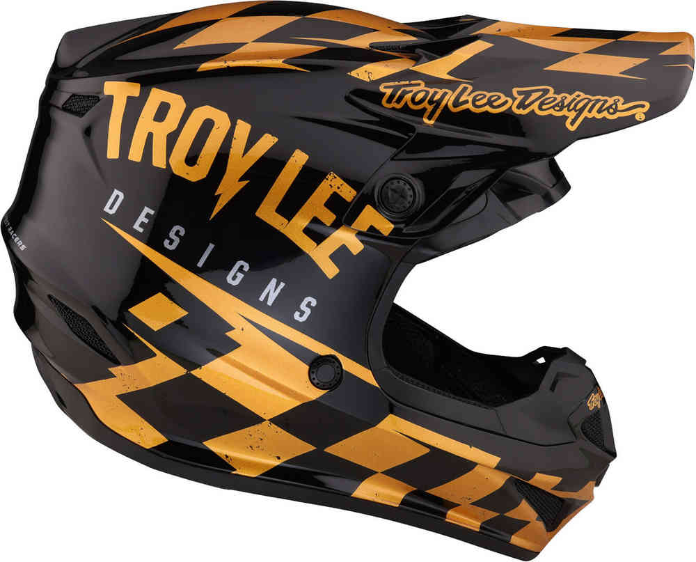 Troy Lee Designs SE4 Polyacrylite Race Shop MIPS Motocross Helmet