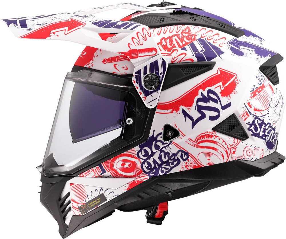 LS2 MX702 Pioneer II Fantasy Motocross Helmet