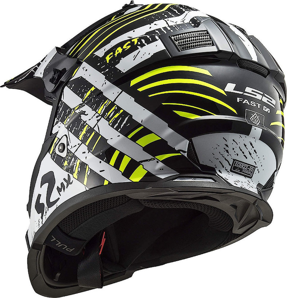 LS2 MX437 Fast Evo Verve Motocross Helmet