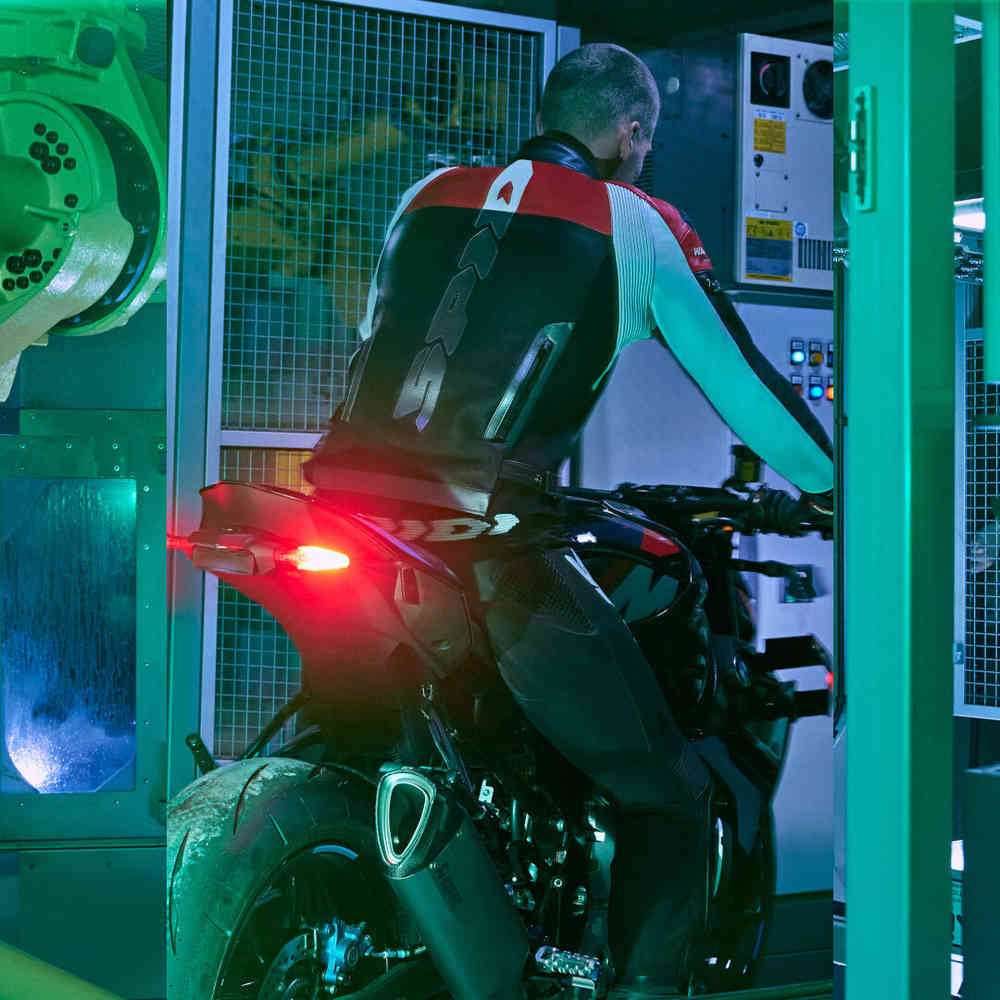 Spidi DP Progressive Motorcycle Leather Jacket