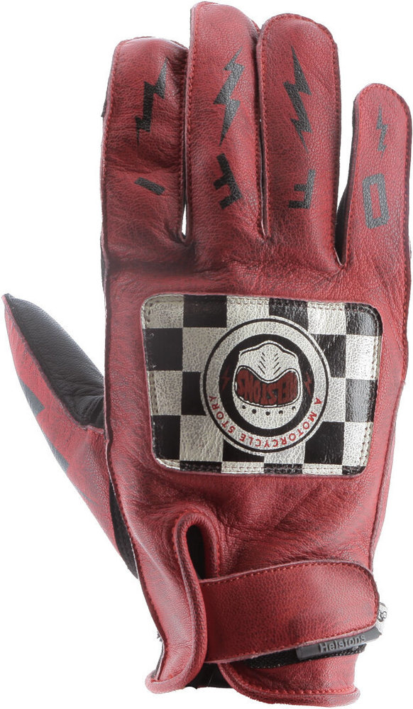 Helstons Logo Motorcycle Gloves