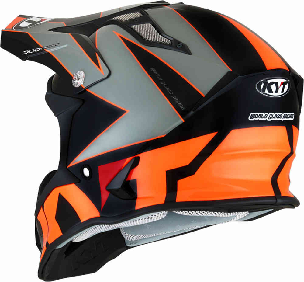 KYT Strike Eagle Blinking Motocross Helmet