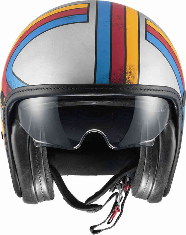 Premier Vintage Platinum ED EX 77 BM Jet Helmet